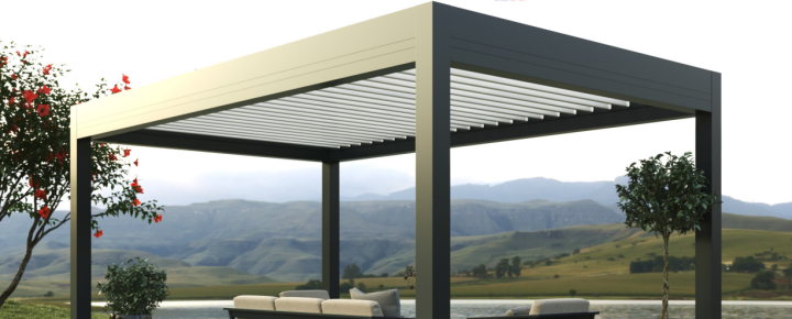 Conception de pergolas bioclimatiques et de vérandas.