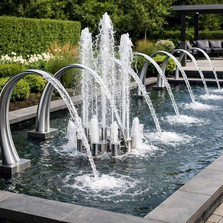 Entreprise de création de fontaine en inox Isère